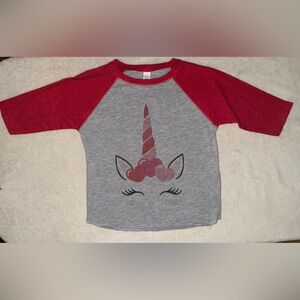 Unicorn Valentine Kids Shirt